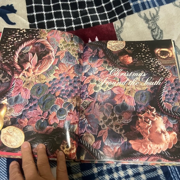 Southern Living Holiday Book with Gold and Red Accents - Picture 4 of 5